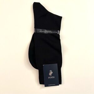 (NWT) Socks Punto Italian Fine Egyptian Mercerized Cotton - Regular - Mens